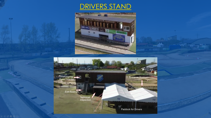 Drivers stand / rostrum