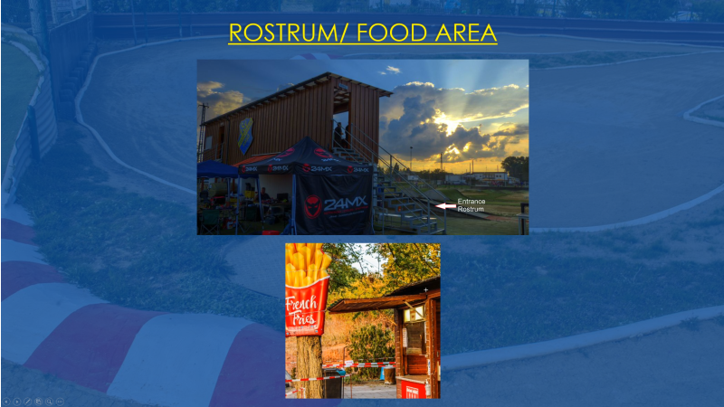Rostrum / food area